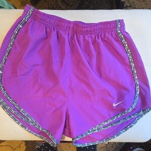 Nike Women's Vibrant Purple Athletic Shorts